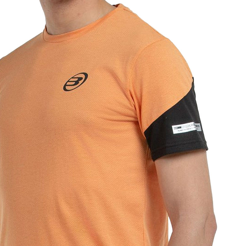 Tee-shirt de padel pour homme Bullpadel Montia en coloris orange-noir