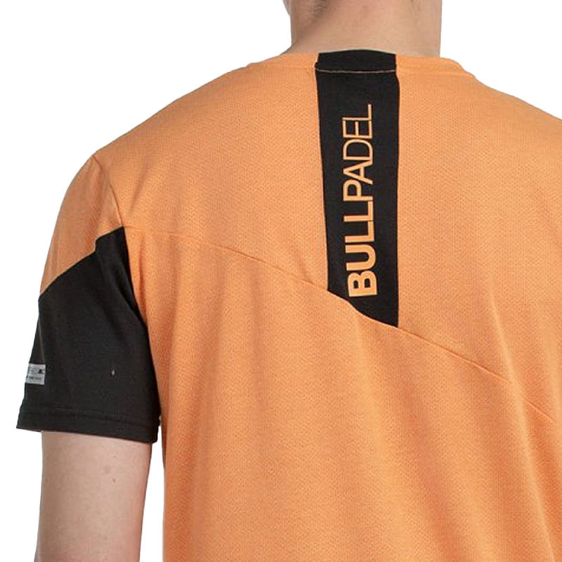 Tee-shirt de padel pour homme Bullpadel Montia en coloris orange-noir