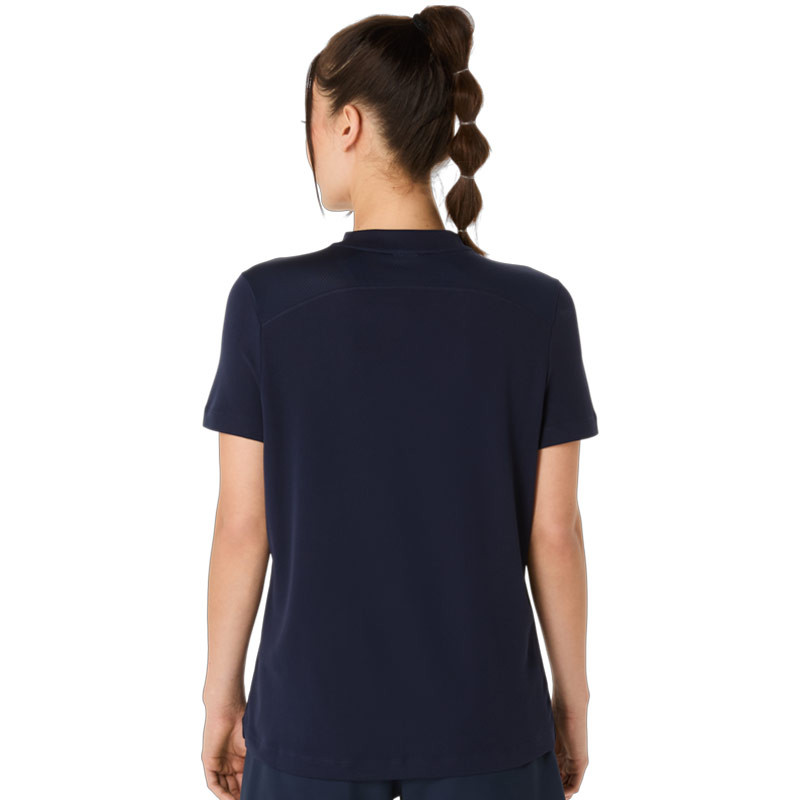 Tee-shirt tennis femme Asics Court Top marine