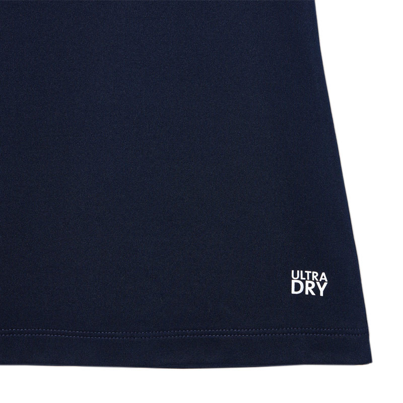 Polo Lacoste Sans Manche Tennis Femme bleu marine