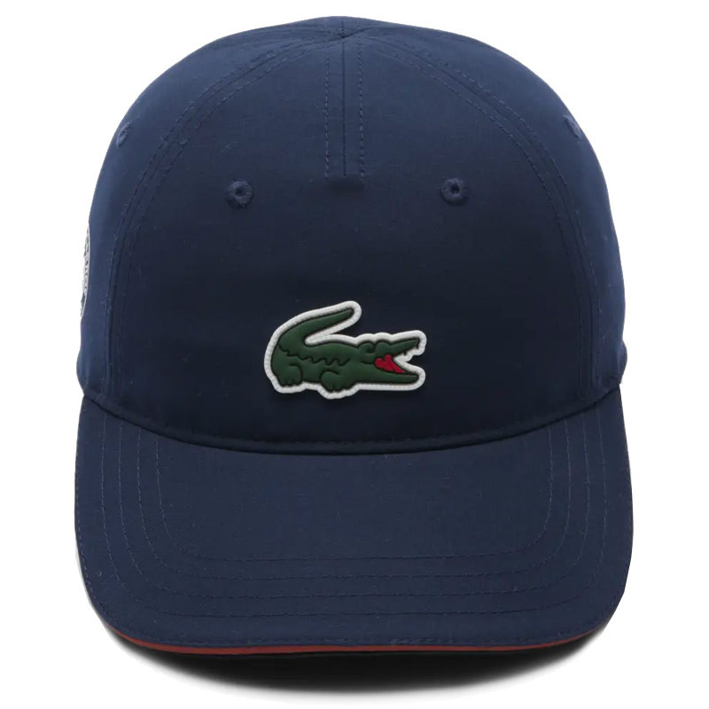 Casquette tennis Lacoste Roland Garros bleu bleu marine 2025