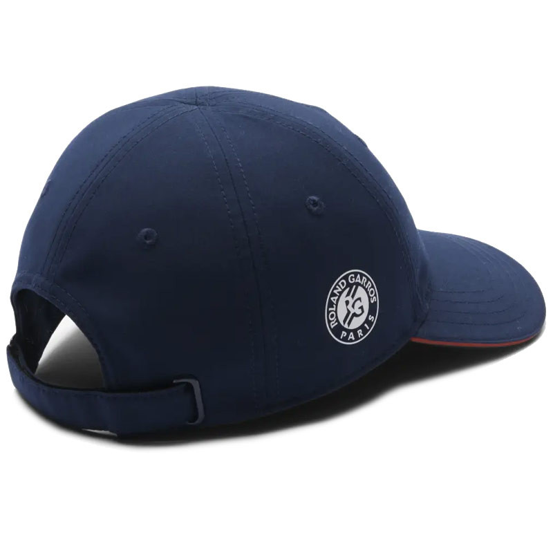 Casquette tennis Lacoste Roland Garros bleu bleu marine 2025