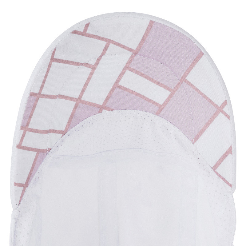 Casquette Roland Garros femme Performance blanc-rose