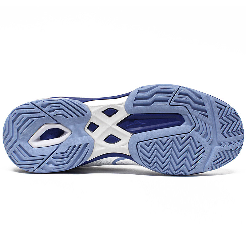 Mizuno Wave Exceed Light 2 All Court femme blanche et bleue