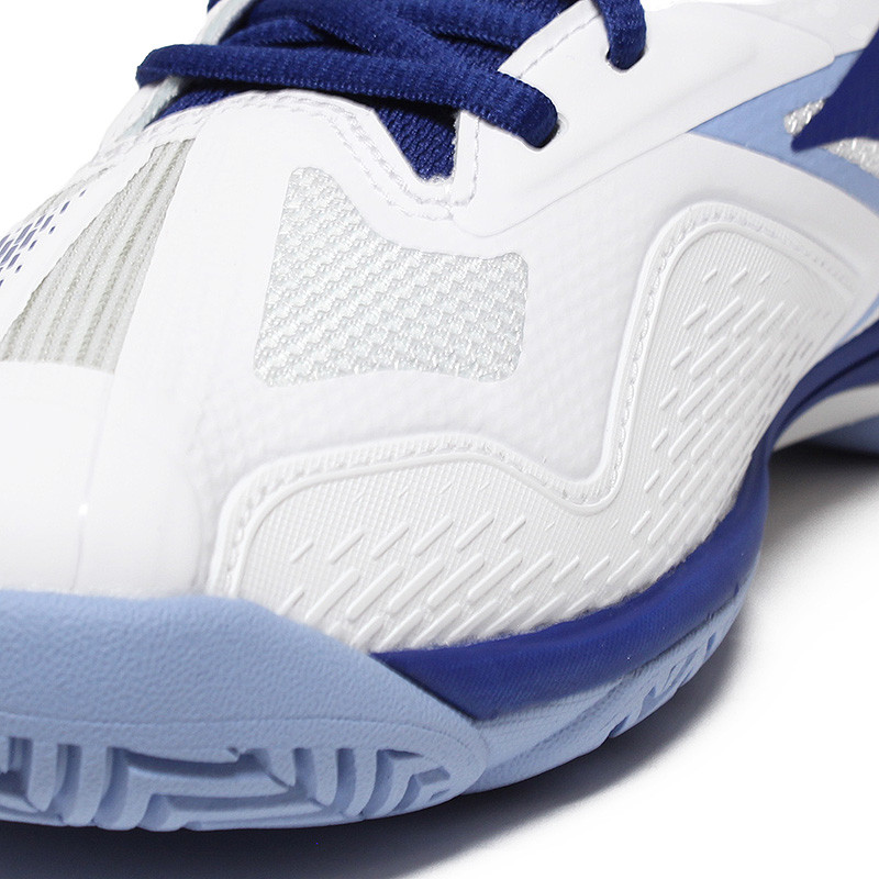 Mizuno Wave Exceed Light 2 All Court femme blanche et bleue