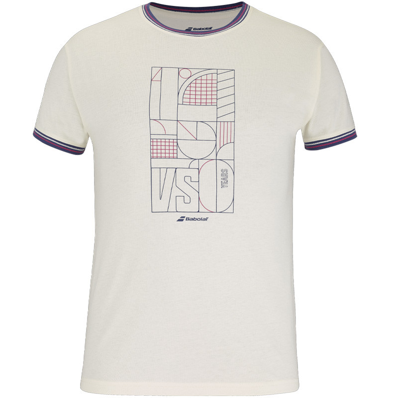 Tee-shirt de tennis Babolat 150 ans beige