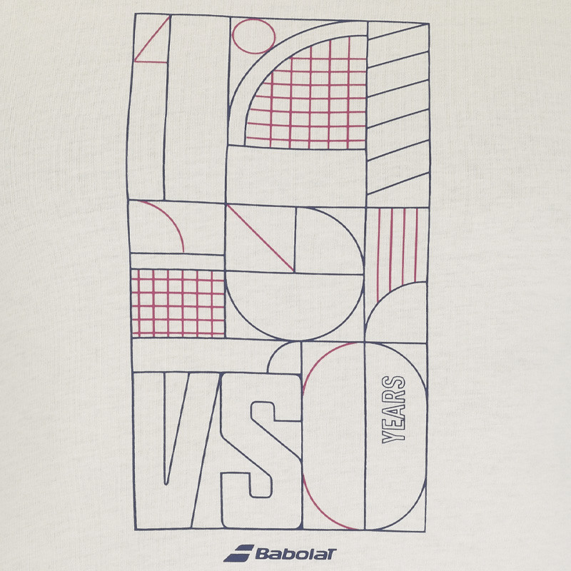 Tee-shirt de tennis Babolat 150 ans beige