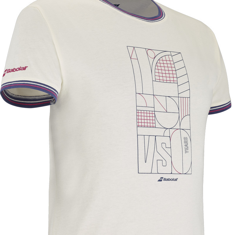 Tee-shirt de tennis Babolat 150 ans beige