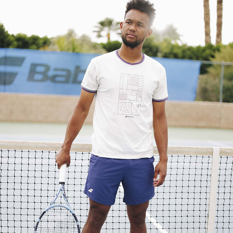 Tee-shirt de tennis Babolat 150 ans beige