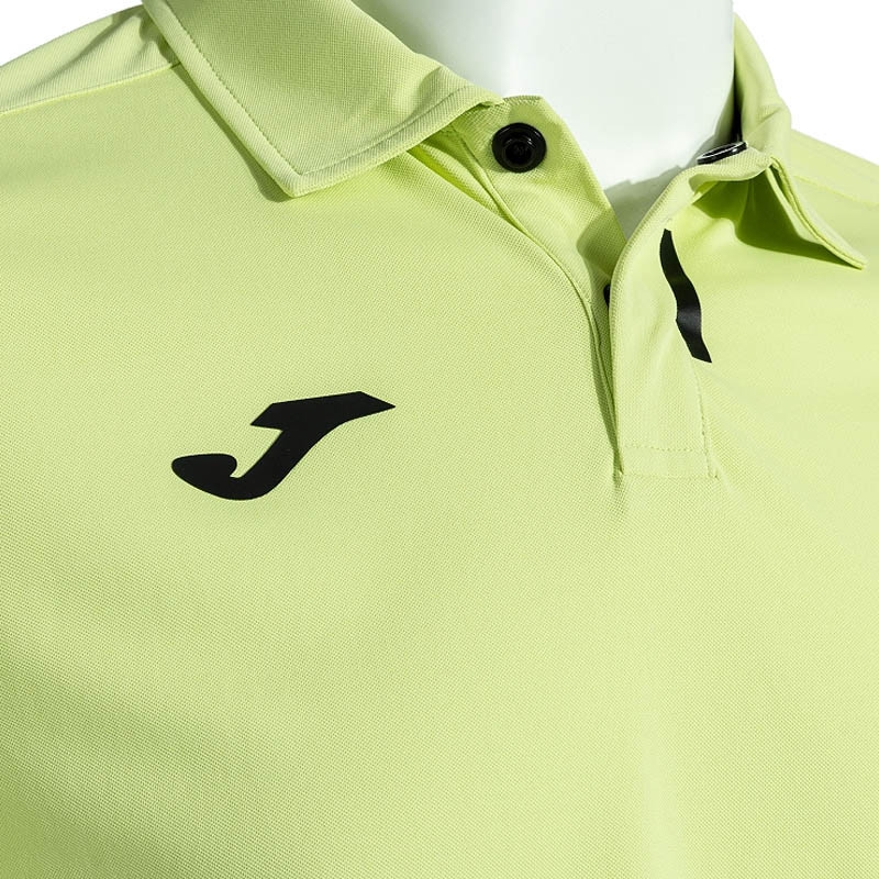 Polo de tennis Joma Challenge vert fluo