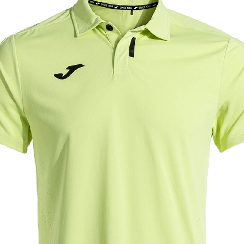Polo de tennis Joma Challenge vert fluo