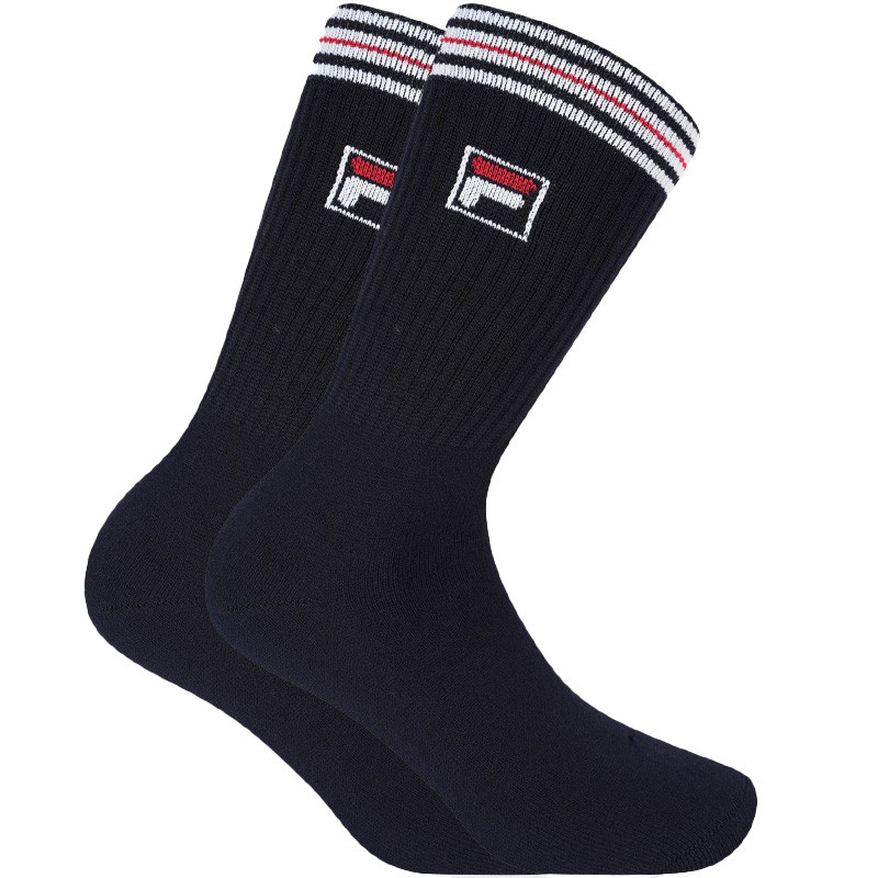 Chaussettes de tennis Fila Borg vintage coloris noir