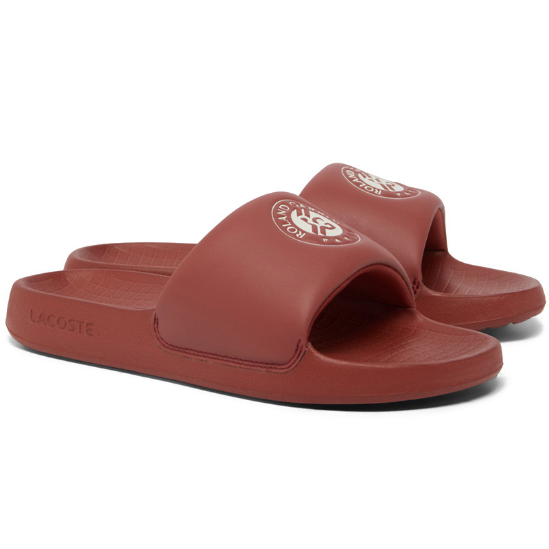 Claquettes Lacoste Roland Garros ocre