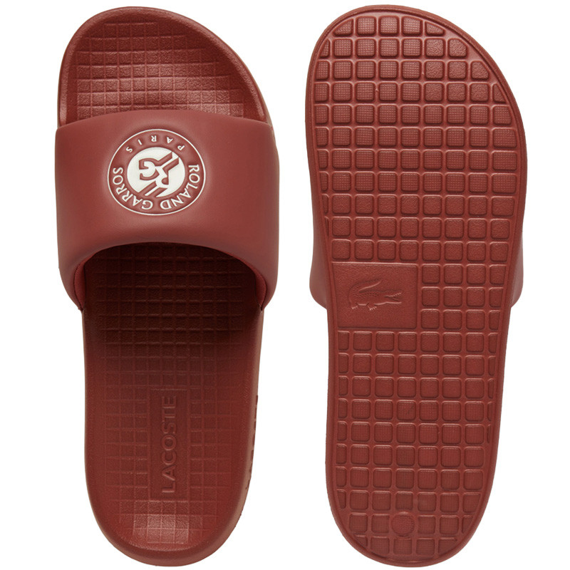 Claquettes Lacoste Roland Garros ocre