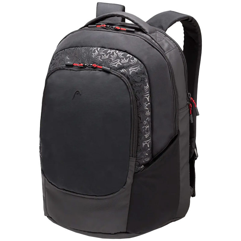 Sac à dos tennis Head  Backpack Coello Pro X noir et rouge