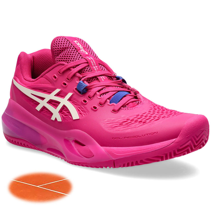 Stock Ok Asics Gel-Resolution X Clay femme rose