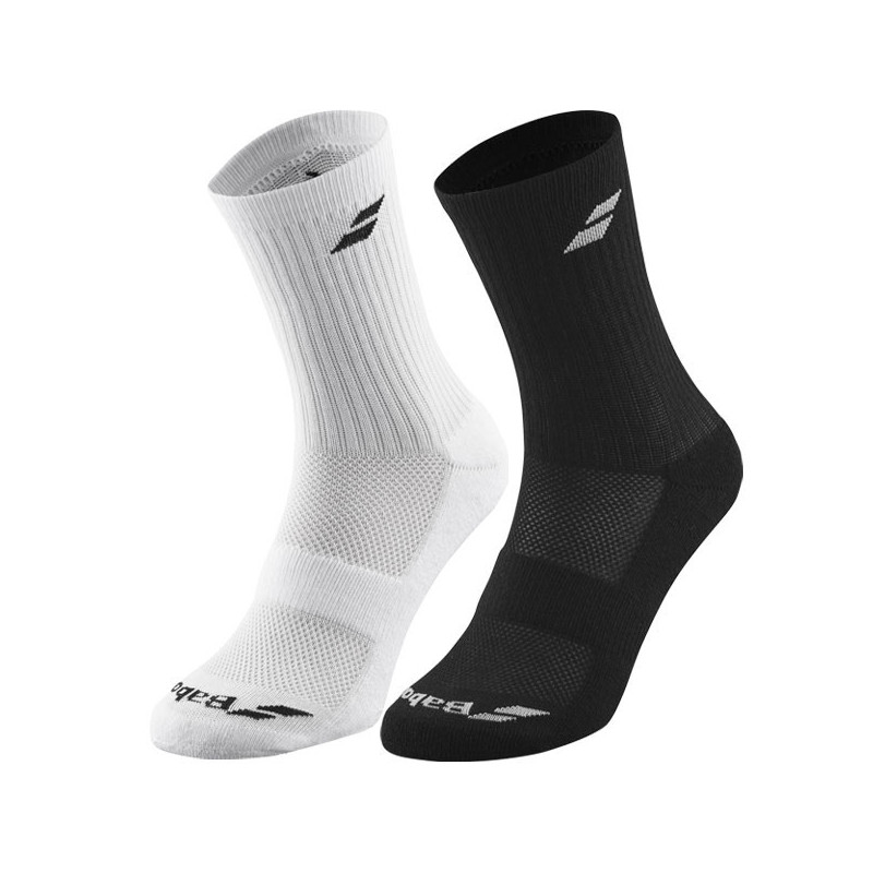Chaussettes de tennis Babolat 3 Packs blanc ou noir