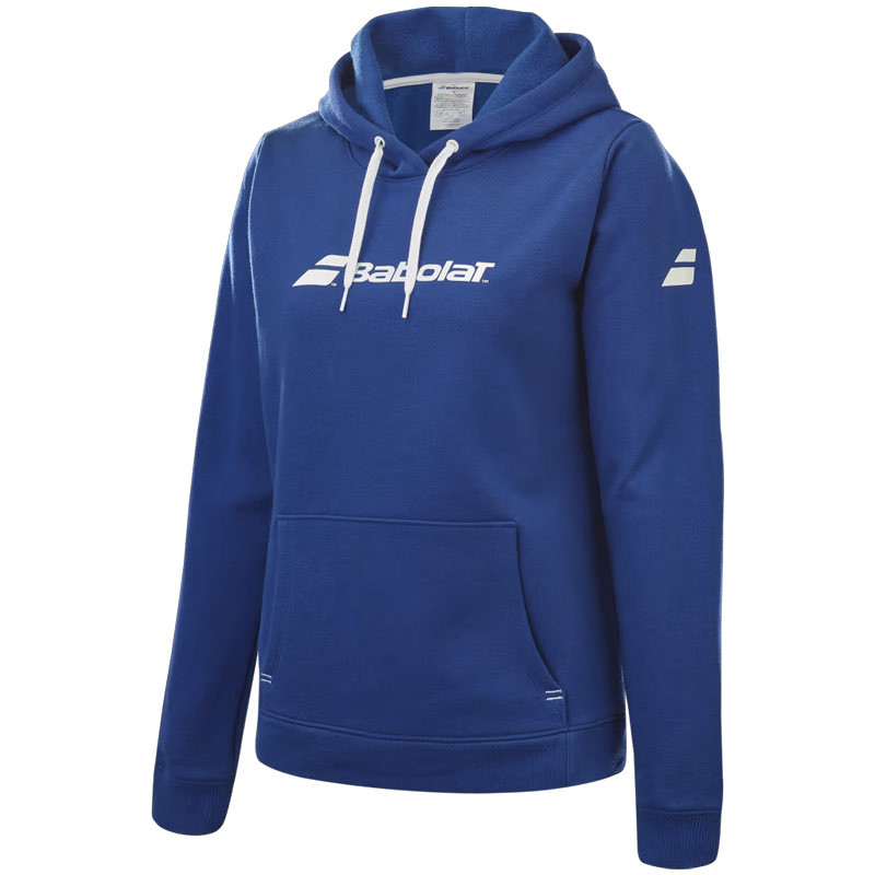 Sweat capuche femme Babolat Exercise coloris bleu