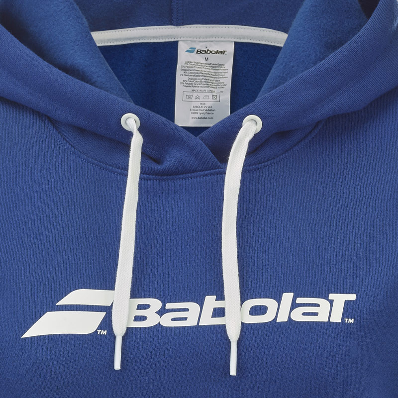 Sweat capuche femme Babolat Exercise coloris bleu