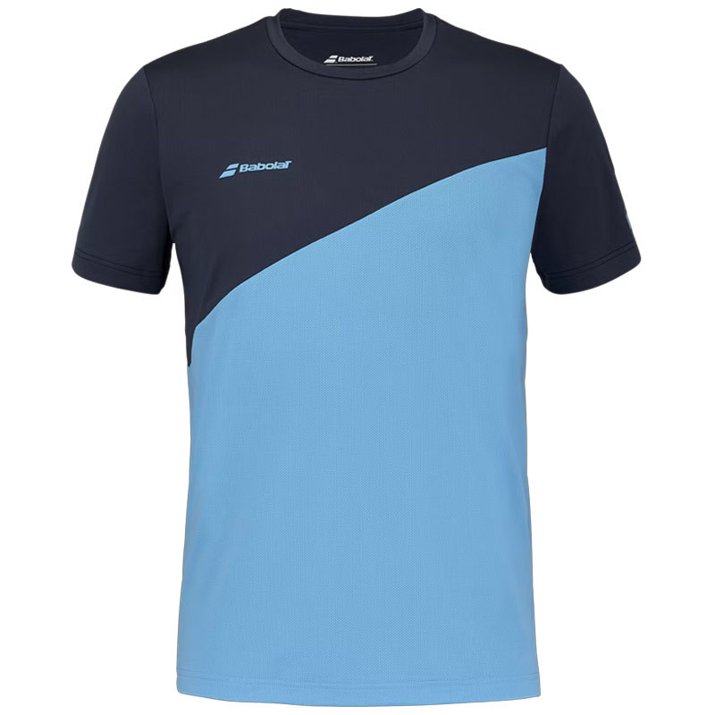 Tee shirt homme Babolat  Drive Crew Neck bleu