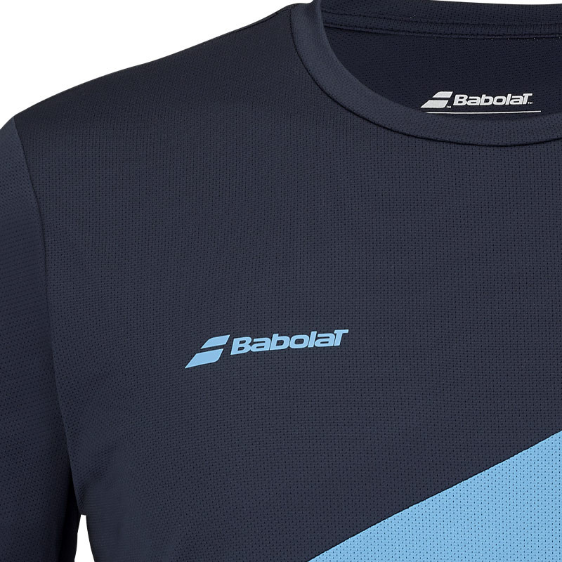 Tee shirt homme Babolat  Drive Crew Neck bleu