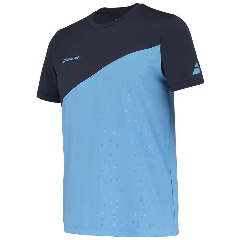 Tee shirt homme Babolat  Drive Crew Neck bleu