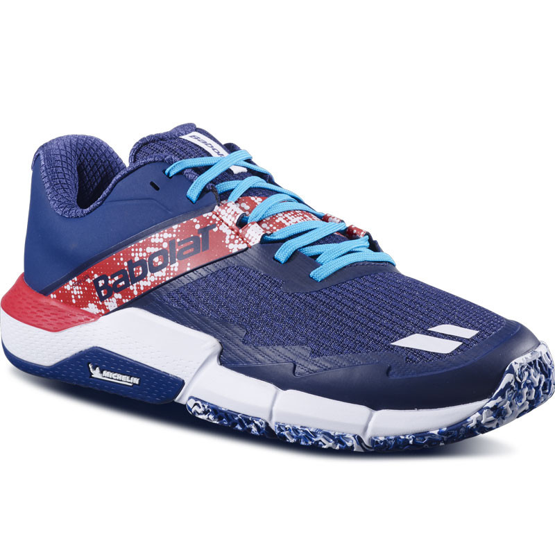 Babolat Movea 2 bleu et rouge - Chaussure de padel confortable et stable