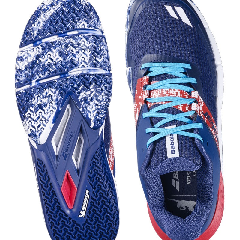 Babolat Movea 2 bleu et rouge - Chaussure de padel confortable et stable