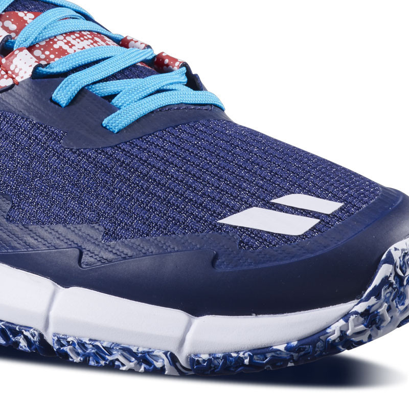 Babolat Movea 2 bleu et rouge - Chaussure de padel confortable et stable