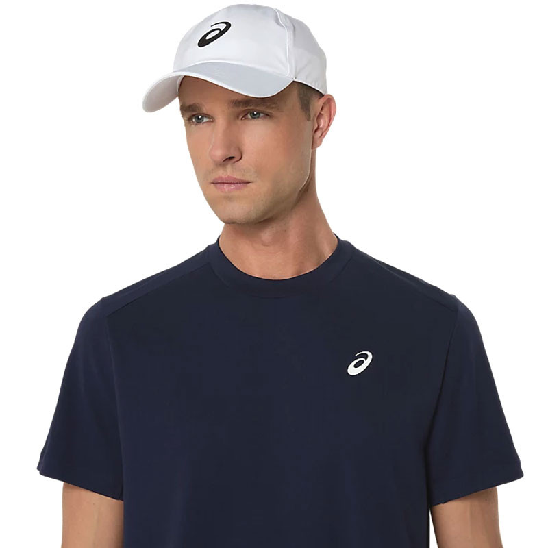 Tee-shirt Asics Court Top bleu marine