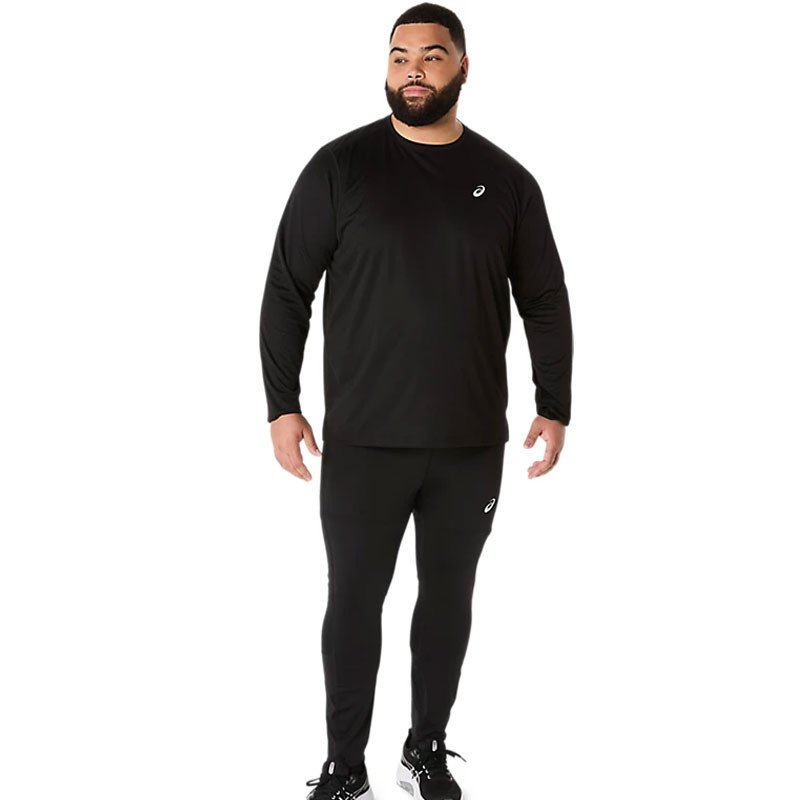 Tee-shirt manches longues pour homme Asics Core LS noir