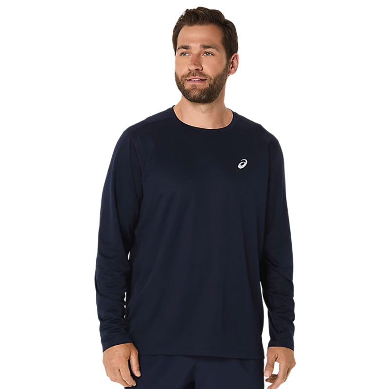 Tee-shirt manches longues pour homme Asics Core LS bleu