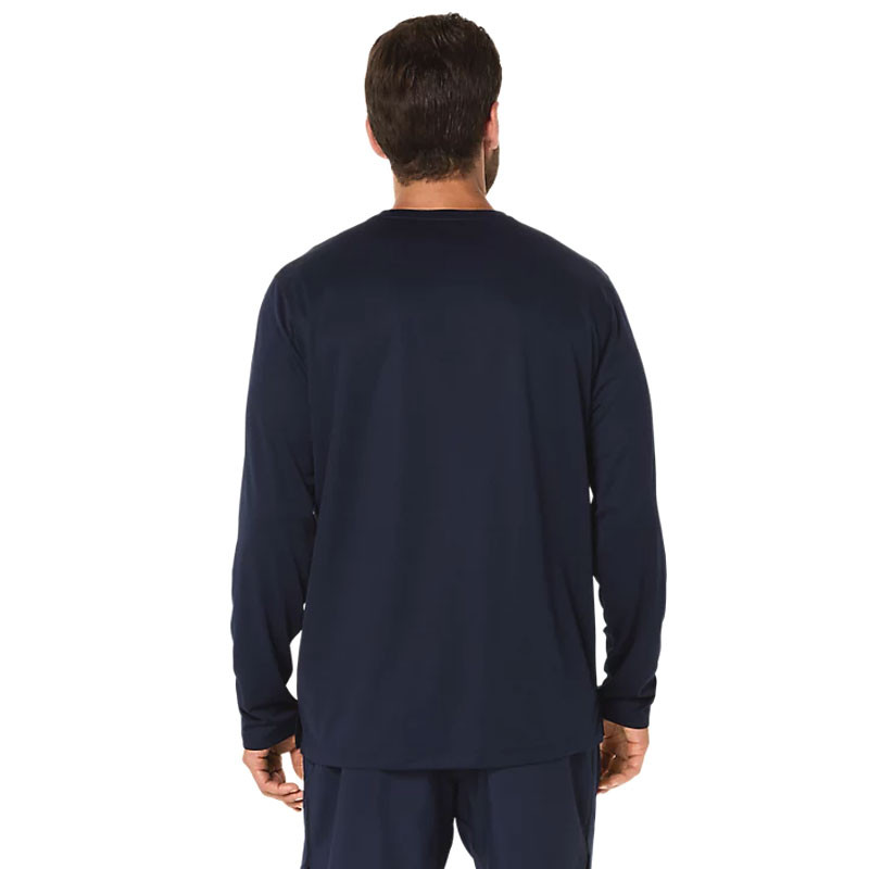 Tee-shirt manches longues pour homme Asics Core LS bleu