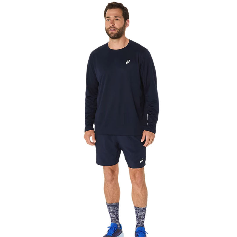 Tee-shirt manches longues pour homme Asics Core LS bleu