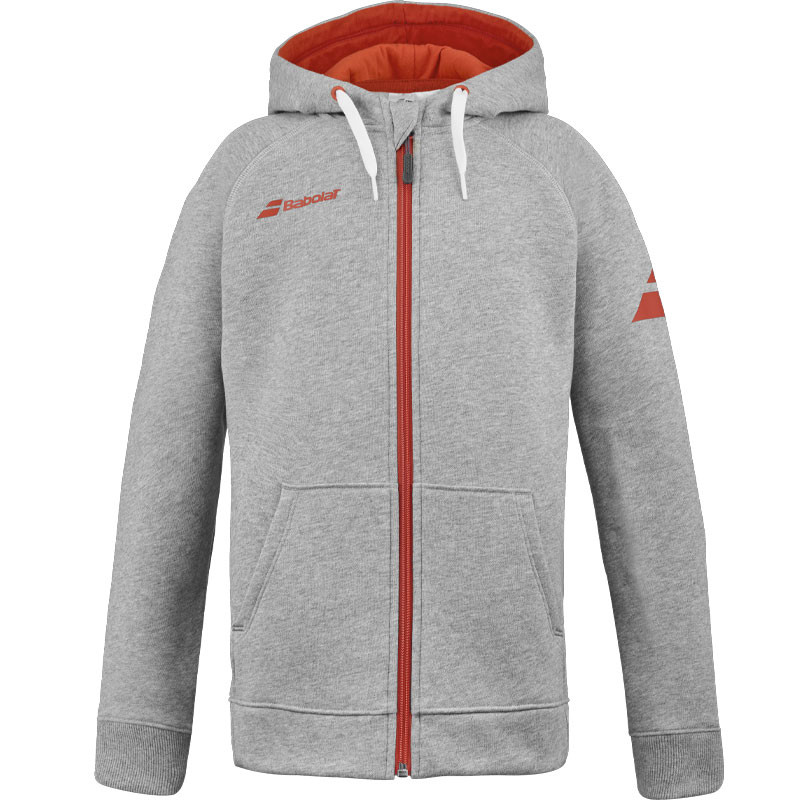 Veste capuche junior Babolat Exercise gris