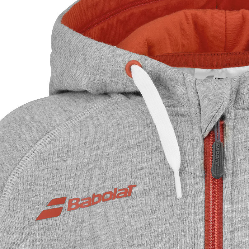 Veste capuche junior Babolat Exercise gris