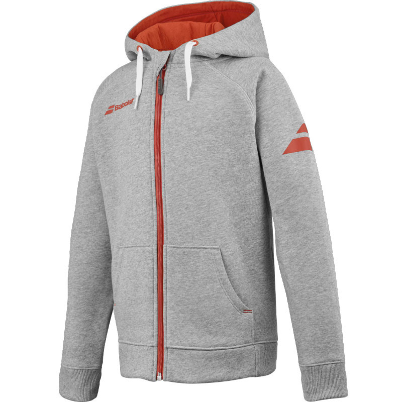 Veste capuche junior Babolat Exercise gris