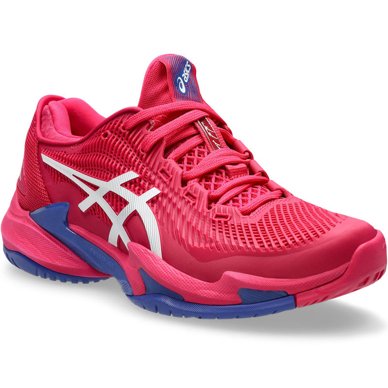 Asics Court FF 3 femme fuchsia et bleu