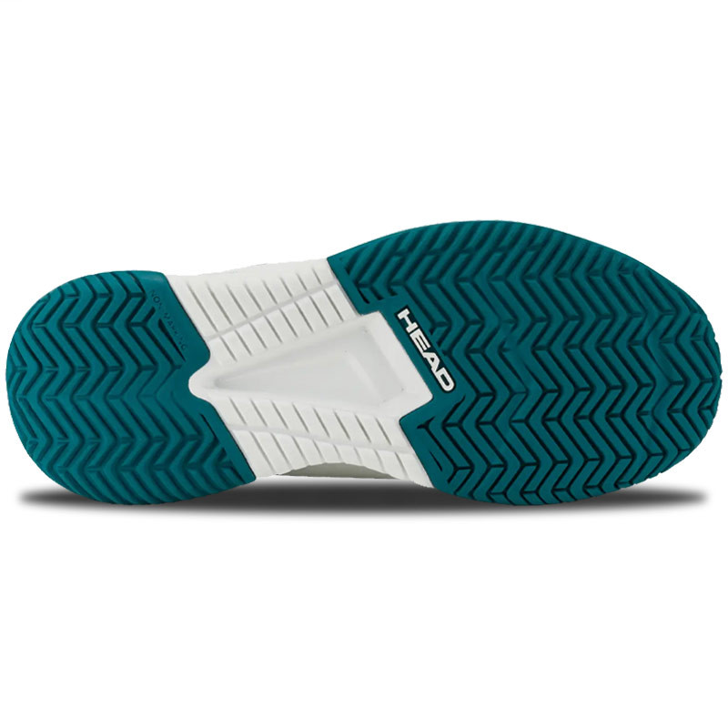 Head Sprint Velcro 4.0 junior - Chaussures tennis enfant blanches et bleues