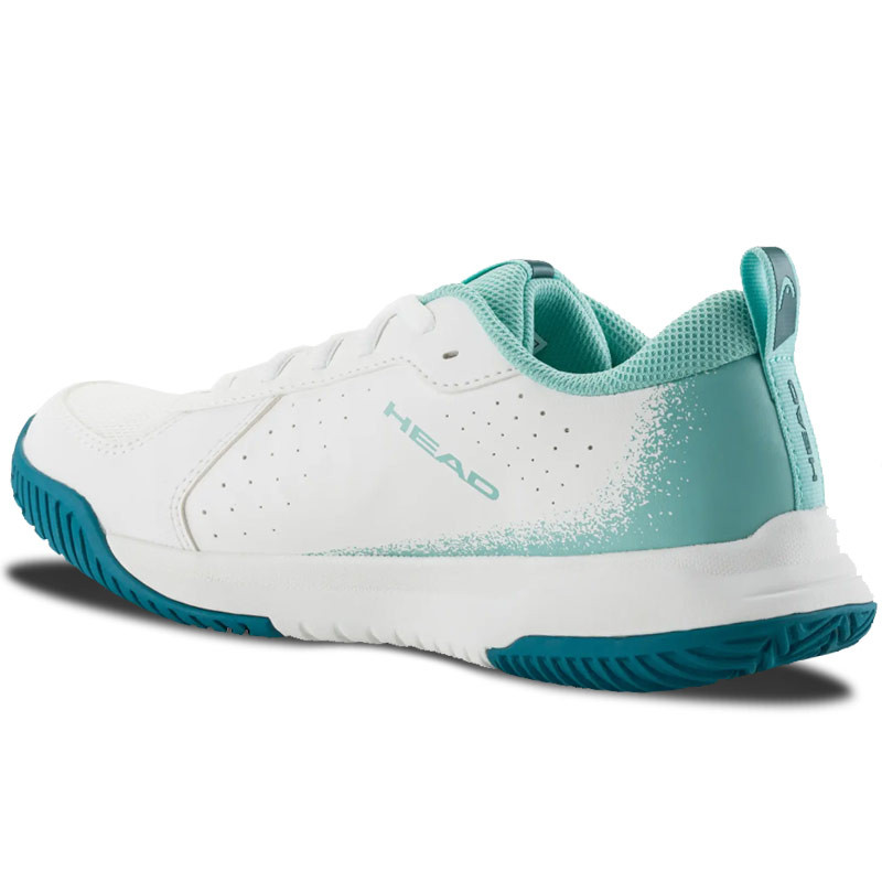 HEAD Sprint Court 4.0 Junior - Chaussures tennis enfant blanches et bleues