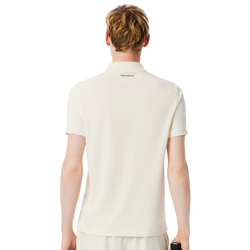 Polo de tennis Lacoste Graphic Ultra Dry beige