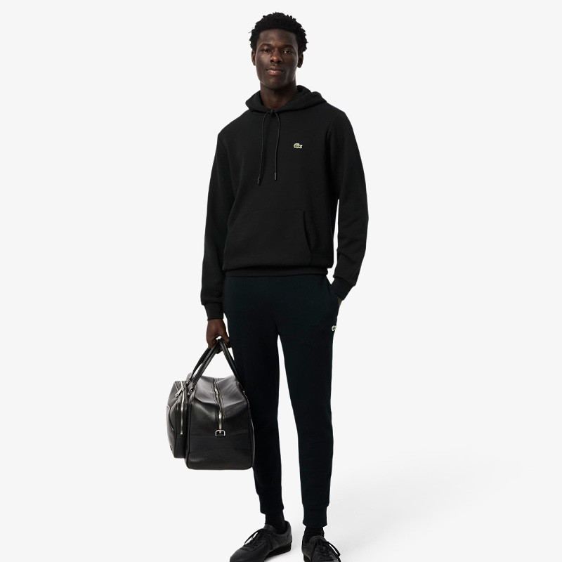 Pantalon de survêtement Lacoste noir Sport Slim Bio