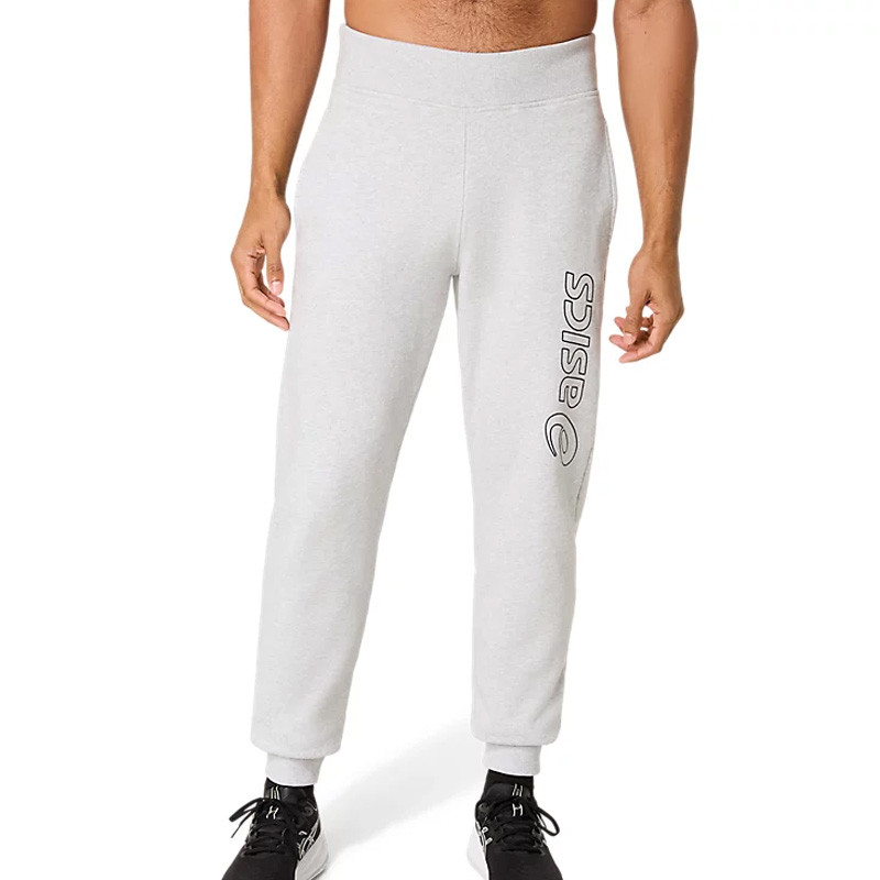 Pantalon de survêtement Asics molleton Sweatpant gris clair
