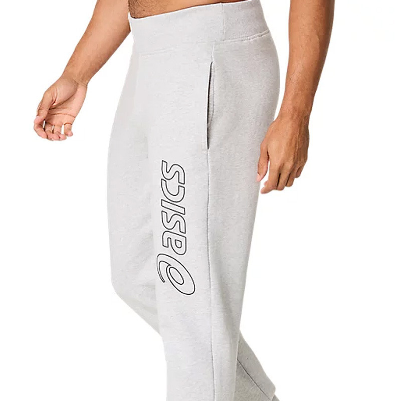 Pantalon de survêtement Asics molleton Sweatpant gris clair
