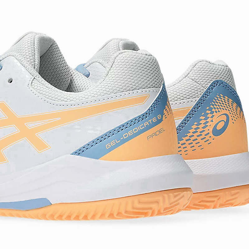 Asics Gel Dedicate 8 GS junior padel blanc-orange