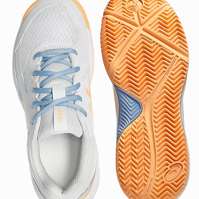 Asics Gel Dedicate 8 GS junior padel blanc-orange
