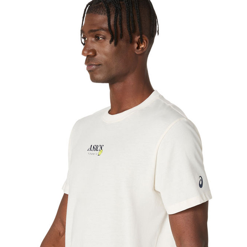 Tee-shirt de tennis Asics Seasonal Graphic beige clair