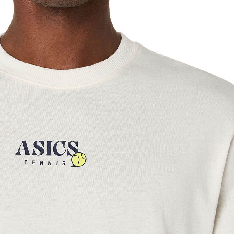 Tee-shirt de tennis Asics Seasonal Graphic beige clair