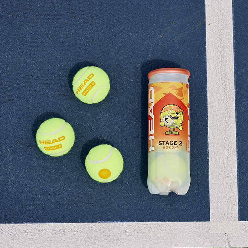 Carton de 24 tubes de 3 balles Head Stage 2 Orange