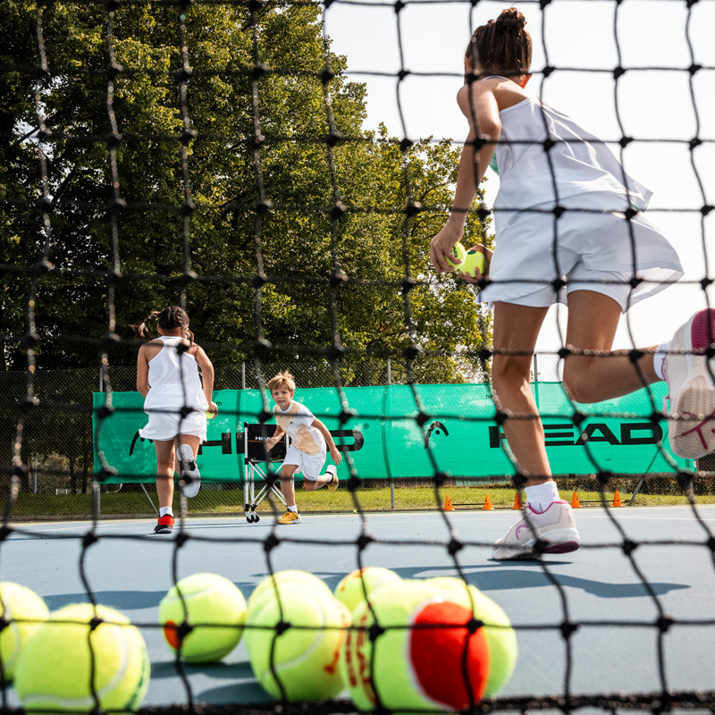 Carton de 16 tubes de balles Head Stage 3 Red mini tennis